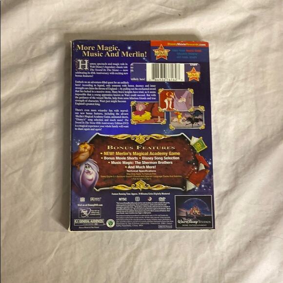Disney The Sword in the Stone 45th Anniversary DVD Magic Classic Pre-Owned - Picture 7 of 7